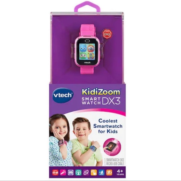 Kids Smart Watch VTech DX3, Pink - Picture 3 of 3